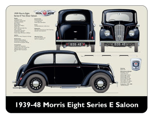 Morris 8 Series E 2dr Saloon 1939-48 Mouse Mat